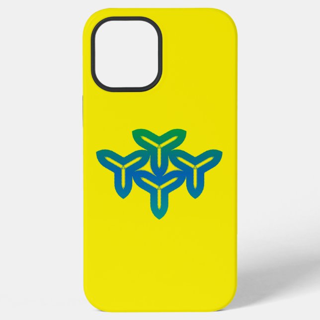 Coque iPhone Tri-blade gothique (Verso)