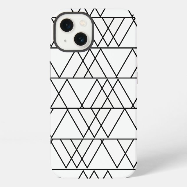 Coque iPhone Triangles (Verso)