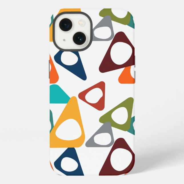 Coque iPhone Triangles arrondis  (Verso)