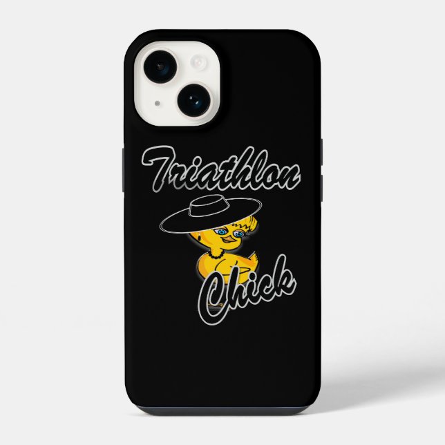 Coque iPhone Triathlon Chick #4 (Verso)
