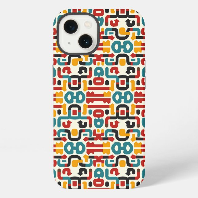 Coque iPhone Tribal Abstrait  (Verso)