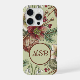 Coque iPhone 15 Pro Tricot de Noël