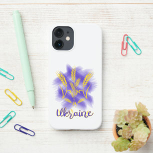 Coque iPhone 12 Mini Trident ukrainien fait d'oreille de blé