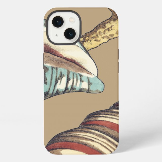 Coque iPhone Trio Shell sur Khaki (Verso)