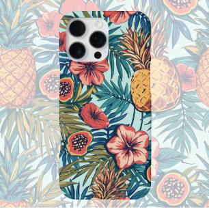 Coque iPhone 16 Pro Max Trio Tropical   Ananas, Papaye & Fruit de la Passi