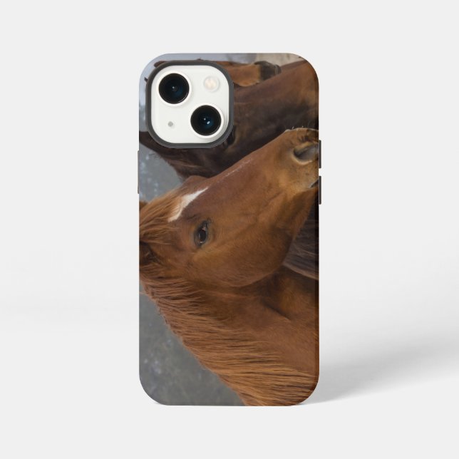 Coque iPhone Triplets de chevaux (Verso)