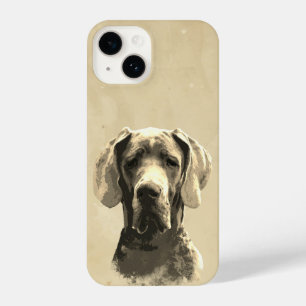 Coque Pour iPhone 14 Triste grand chien Danse animal animal animal anim