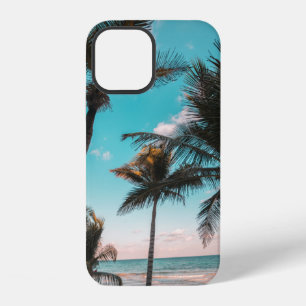 Coque iPhone 12 Trois cocotiers sur le rivage