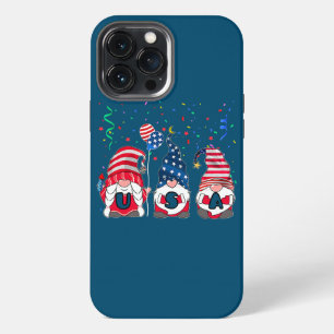 Etui iPhone 13 Pro Max Trois Gnomes Célébrant la Fête de l'Indépendance U