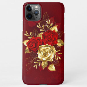 Coque iPhone 11Pro Max Trois Roses de bijoux