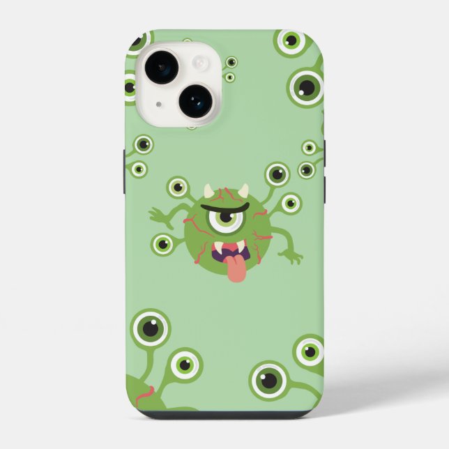 Coque iPhone troll oeil (Verso)
