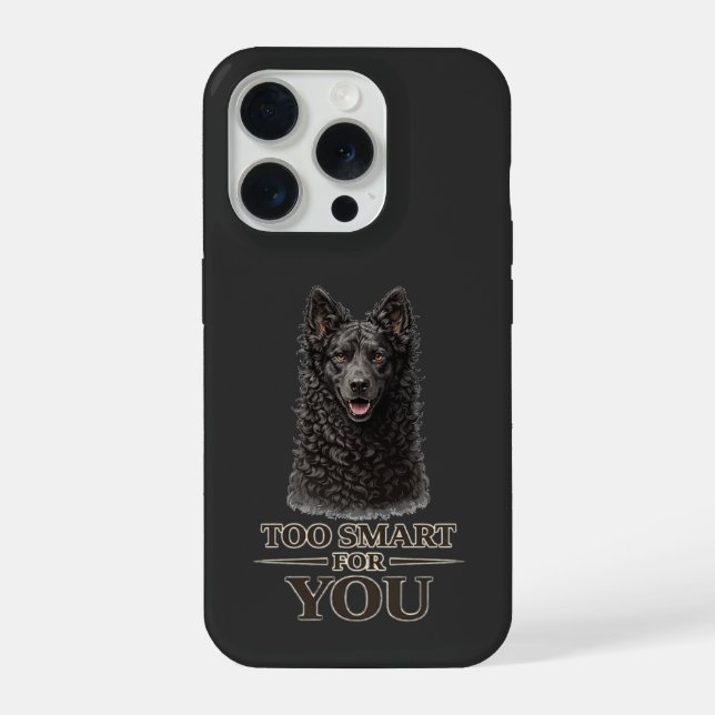 Coque iPhone Trop Intelligent Pour Vous Mudi (Verso)