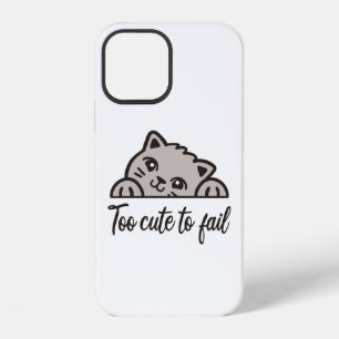 Coque iPhone 12 Trop mignon pour échouer
