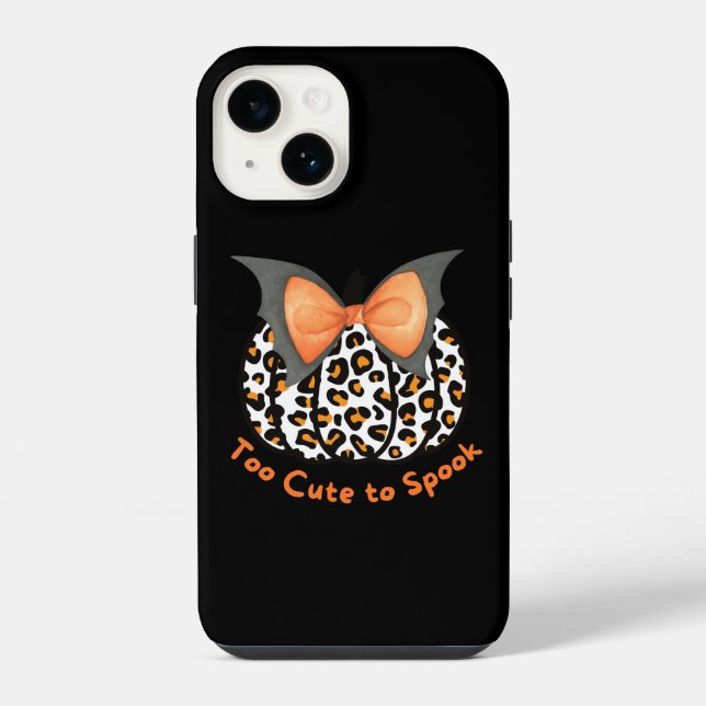 Coque iPhone Trop mignon pour effrayer  (Verso)