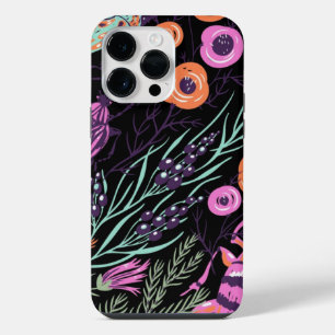 Coque Pour Pour iPhone 14 Pro Max Tropical Botanical and Bugs Colorful Abstract Art