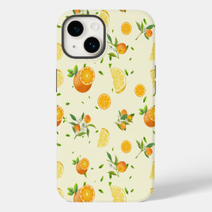 Coque Pour iPhone 14 Tropical Citrus SUMMER Orange lemon Slice