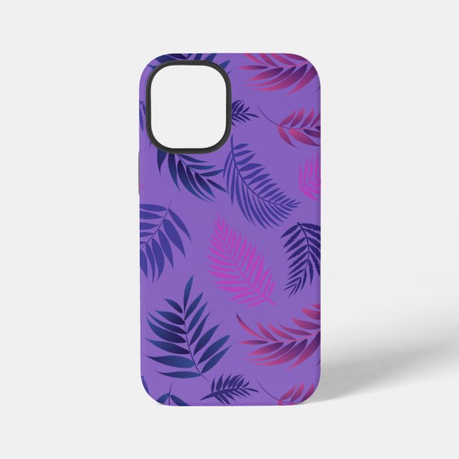 Coque iPhone Tropical Leaves Pattern 19 (Verso)