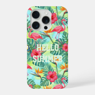 COQUE iPhone 15 PRO TROPICAL PATTERNED 