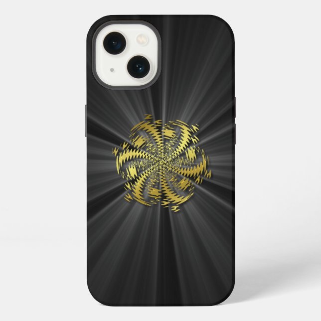 Coque iPhone Trou noir cosmique (Verso)