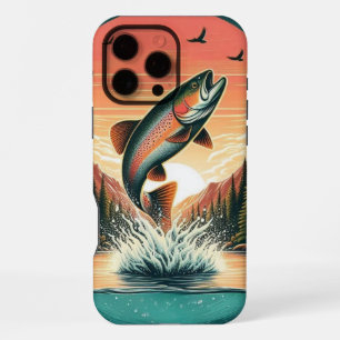 Coque iPhone 16 Pro Max Truite de plein air homme de la nature