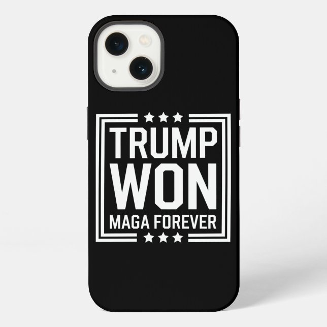 Coque iPhone Trump a gagné la 47e élection présidentielle améri (Verso)