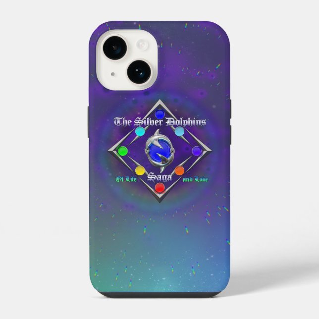 Coque iPhone TSDS : De la vie et de l'amour Logo Bleu et Vert (Verso)
