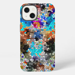 Etui iPhone 13 TTEQOTGCubismINV SGDRKDP BLEU