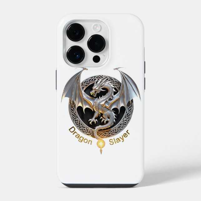Coque iPhone Tueur de dragon (Verso)