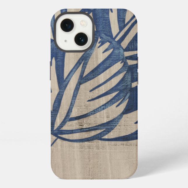 Coque iPhone Tulipe indigo (Verso)