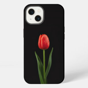 Etui iPhone 13 Tulipe Rouge Rubis iPhone 13 Noir 4 Luxe