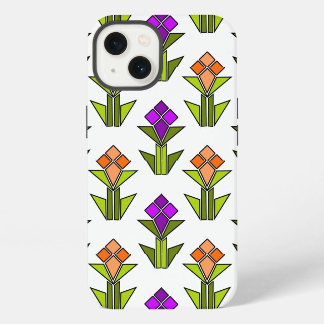 Coque iPhone Tulipes (Verso)