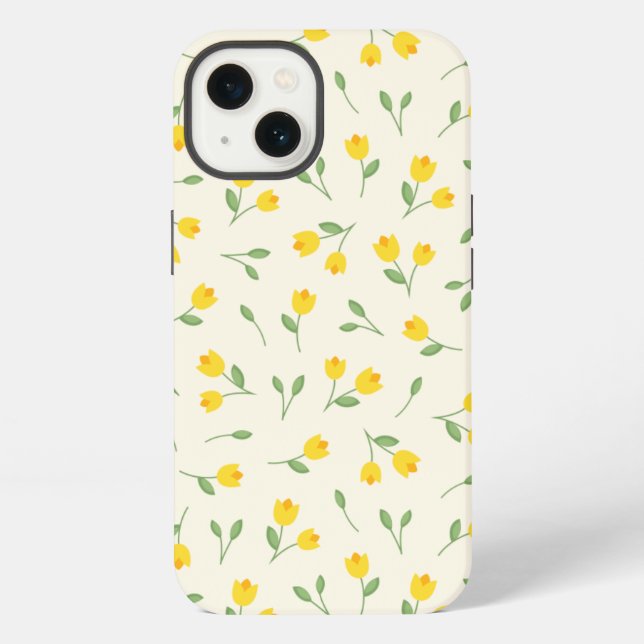 Coque iPhone Tulipes (Verso)