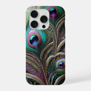 Coque iPhone 15 Pro Tulipes Van Gogh, jardin fantaisiste violet foncé