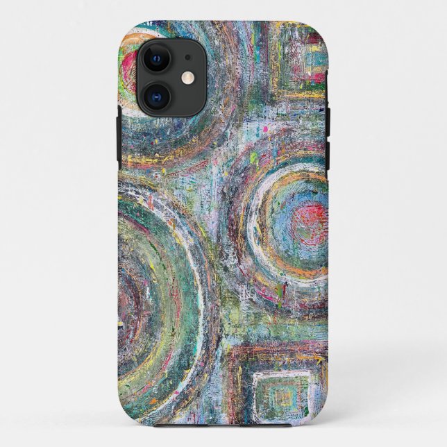 coque iphone turquoise (Dos)