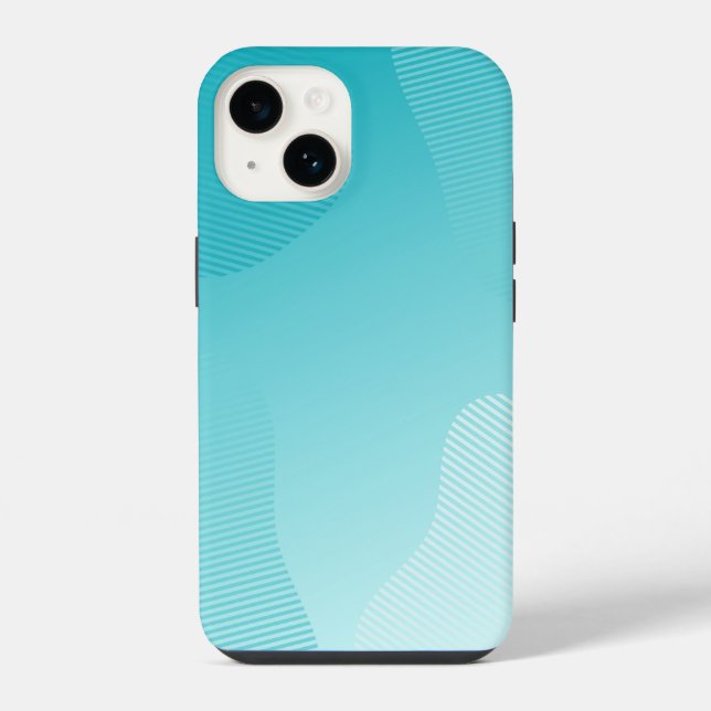 Coque iPhone Turquoise bleu  (Verso)