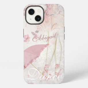 Etui iPhone 13 Tutu rose ballerine peint personnalisé beau