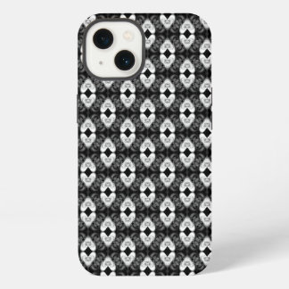 Etui iPhone 13 Twin Hearts sur Motif noir