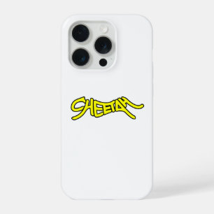 Coque iPhone 15 Pro Typographie gras style graffiti Cheetah jaune