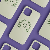 Typographie minimaliste À Branche D'Olive Mélange