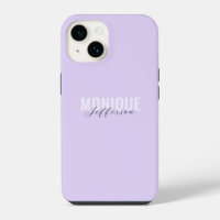 Typographie & Script Lilac Lavender Monogramme