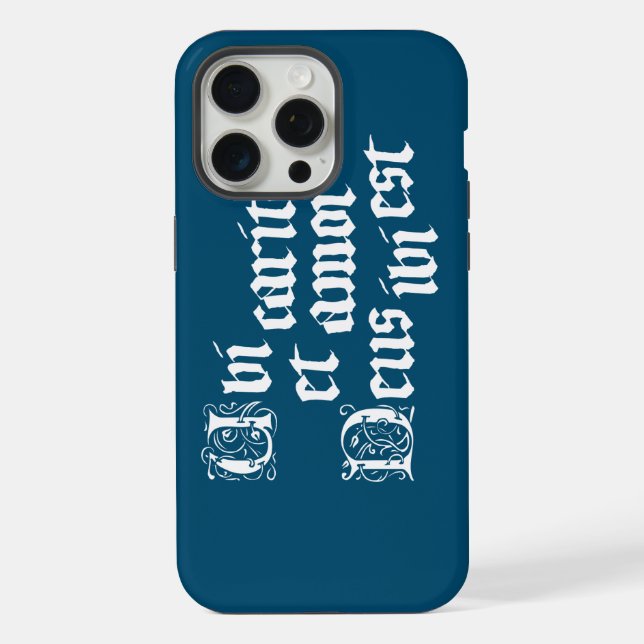 Coque iPhone Ubi Caritas (Verso)