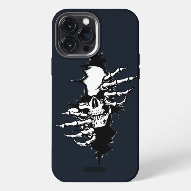 Coque iPhone UGLYE® Squelette de la mort brise Case-Mate (Verso)