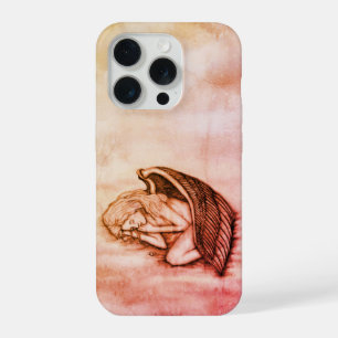 Coque iPhone 15 Pro Un ange endormi sur les nuages du ciel