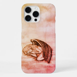 Coque iPhone 16 Pro Max Un ange endormi sur les nuages du ciel