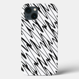 Etui iPhone 13 Un art moderne Abstrait de ligne énergétique
