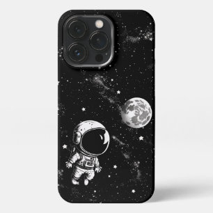 Etui iPhone 13 Pro Un Astronaut Amusant Dans L'Espace