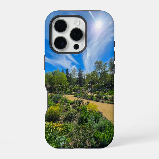 Coque iPhone un beau paysage printanier dans le jardin (Verso)