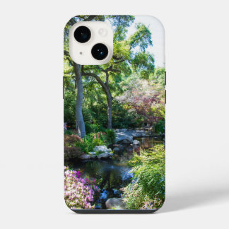Coque Pour iPhone 14 un beau paysage printanier dans un jardin japonais