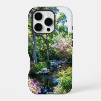 Coque iPhone 16 Pro un beau paysage printanier dans un jardin japonais