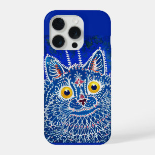 Coque iPhone 15 Pro Un chat dans le style gothique par Louis Wain